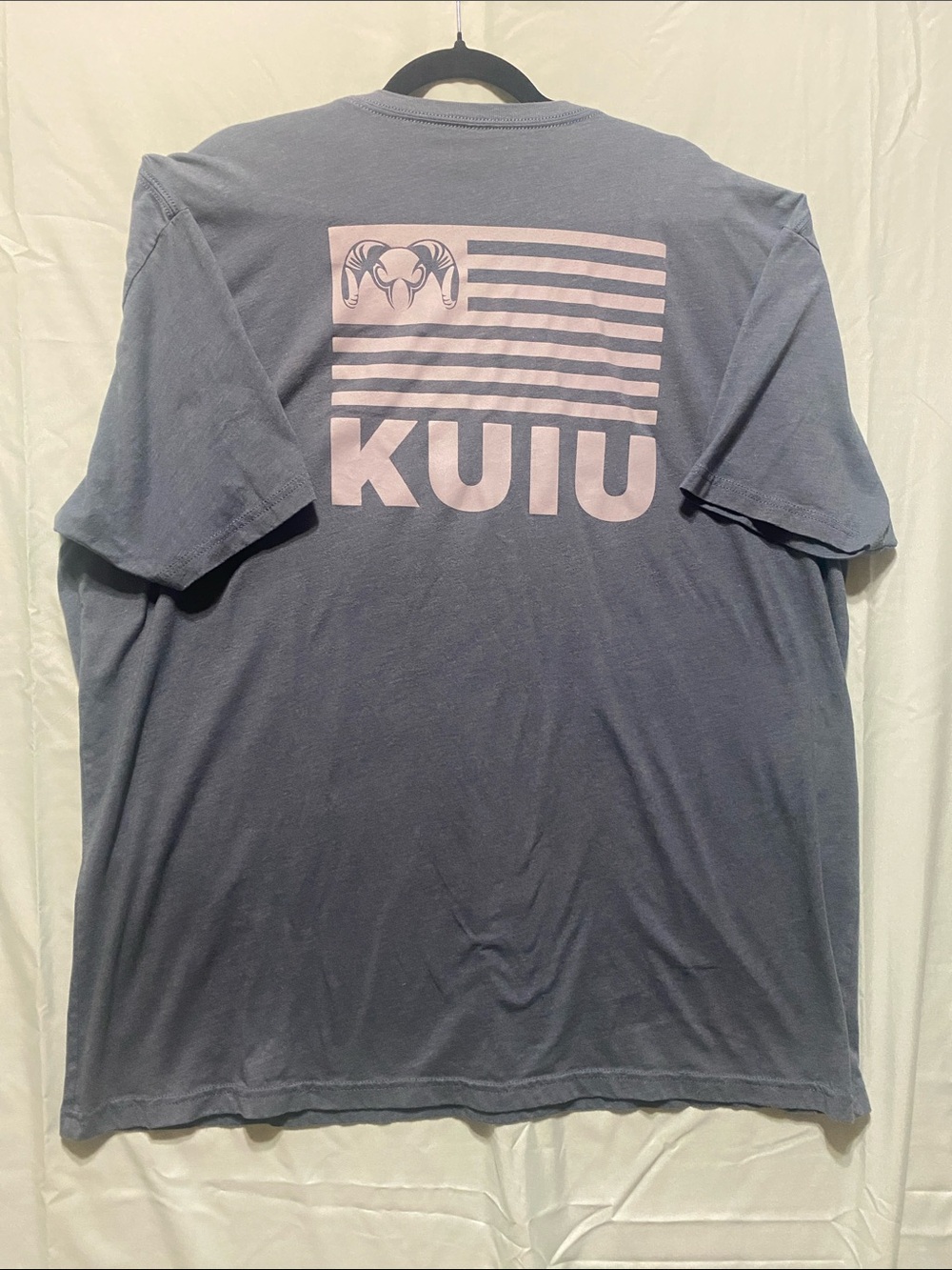 KUIU Slate Blue Short Sleeve Logo Tee Size XXXL 3XL